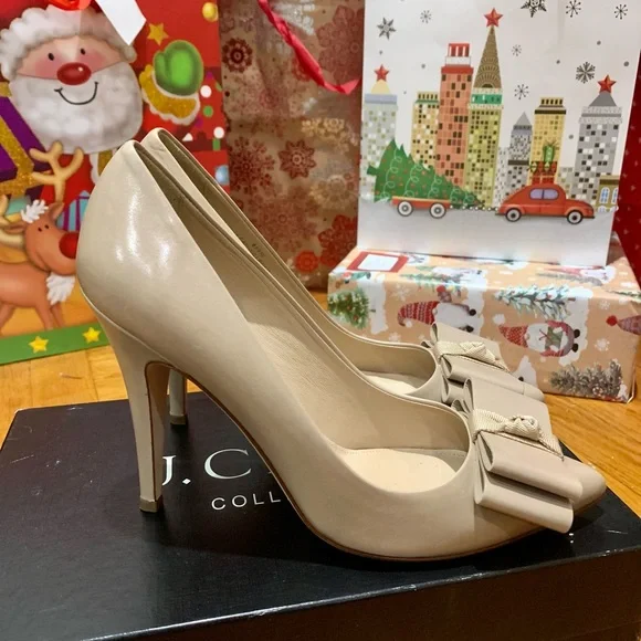 J.Crew Viv Pumps in Wild Mushroom/Nude - Picture 4 of 6